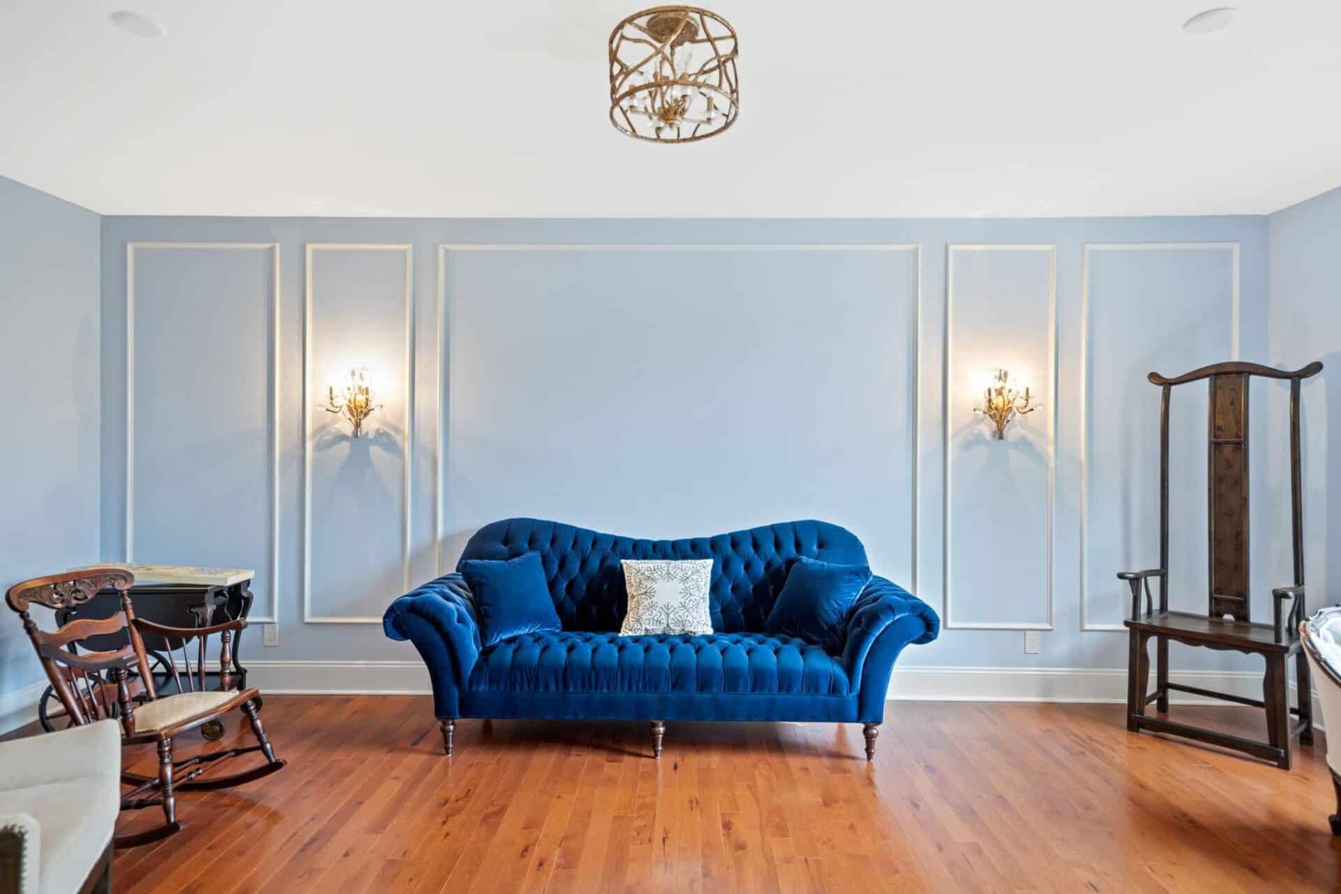 Interior sitting room in Moreland hills Ohio