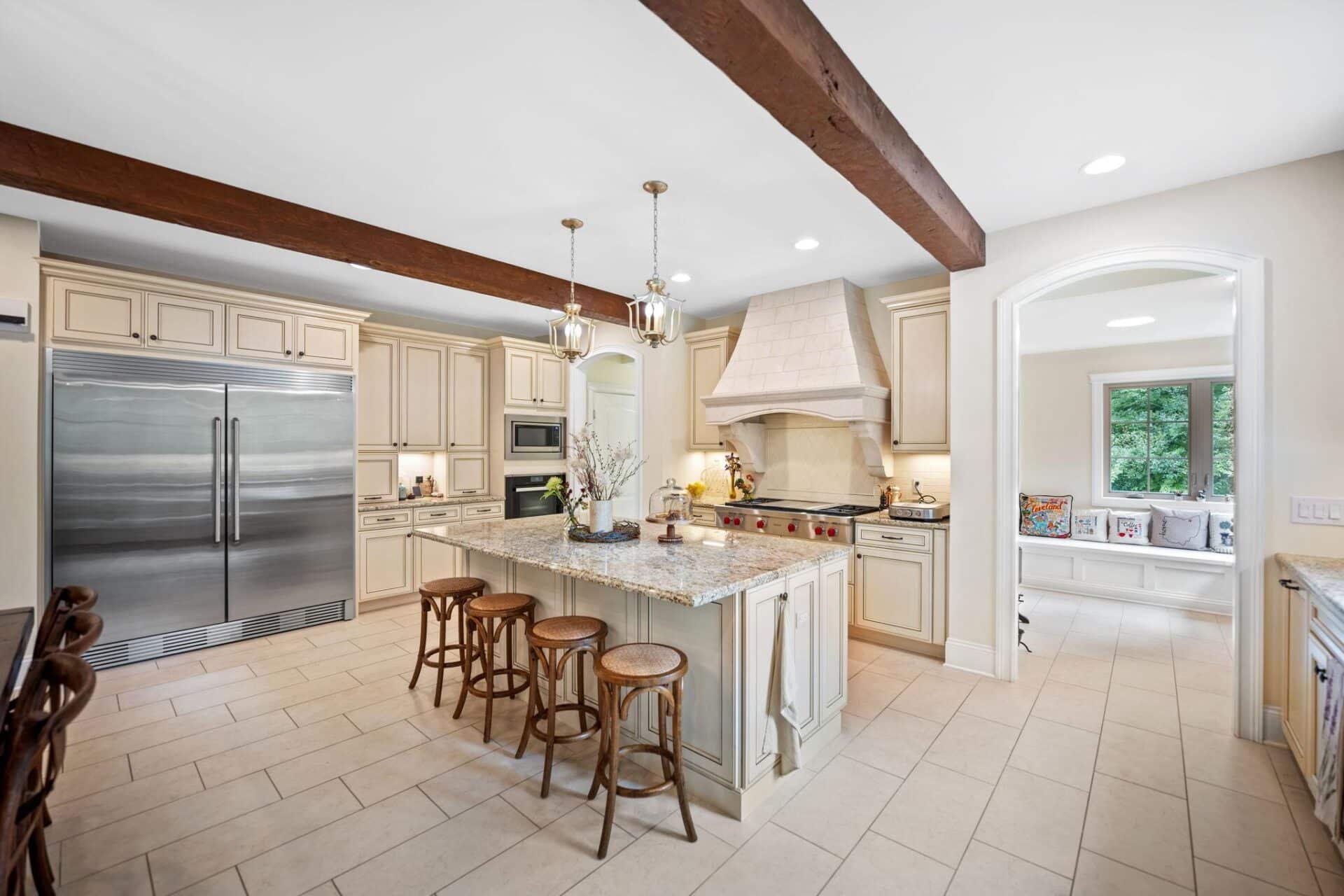 Interior kitchen in Moreland hills Ohio