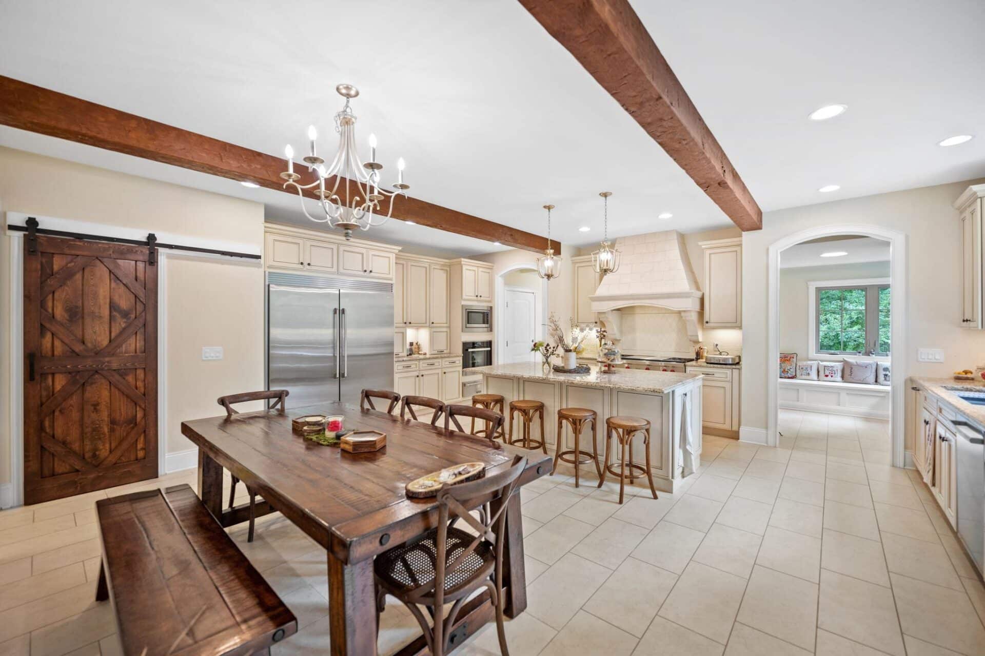 Interior kitchen in Moreland hills Ohio