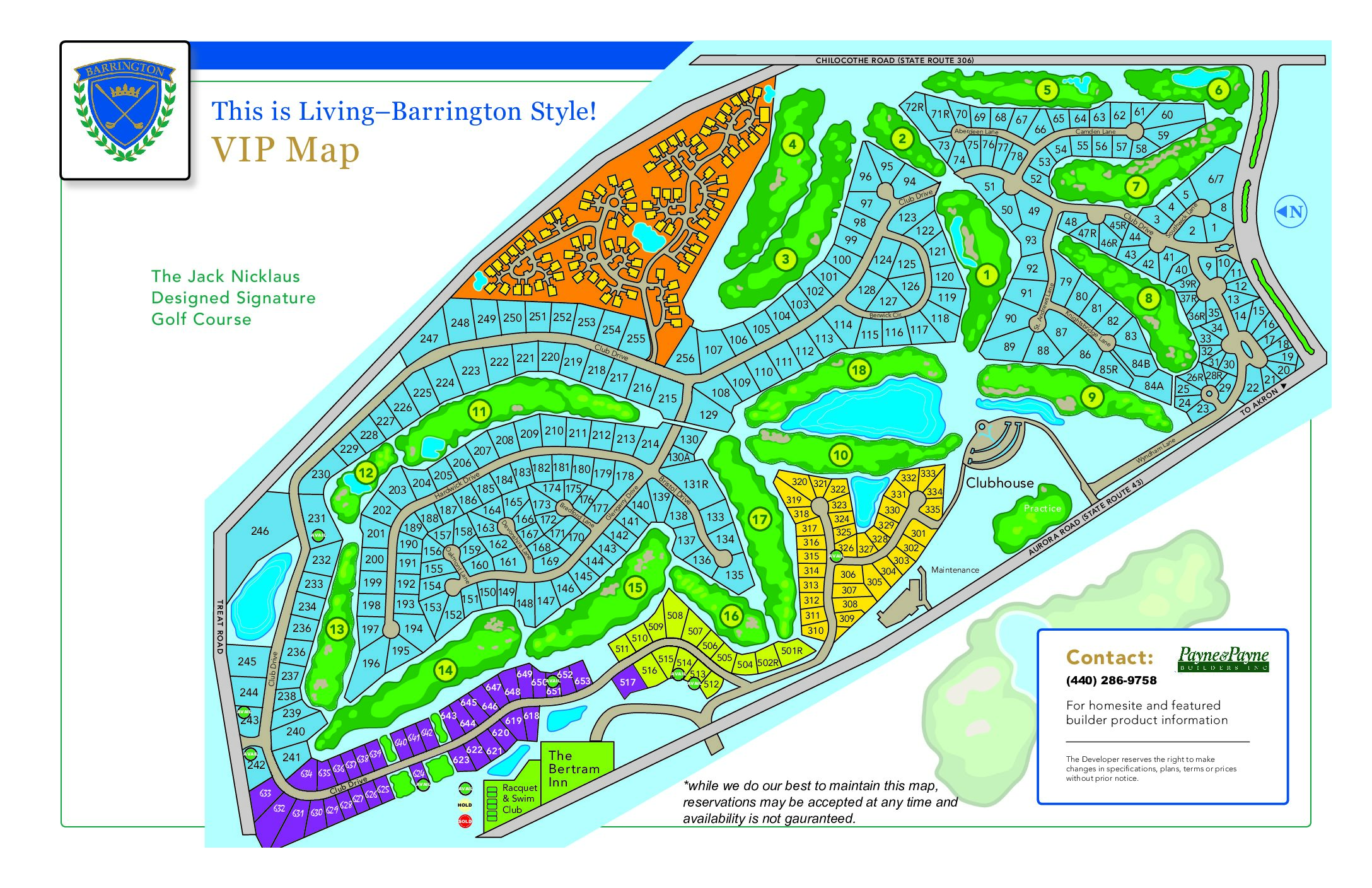 Barrington - The BIG Map 10.16.2024 Barrington city map