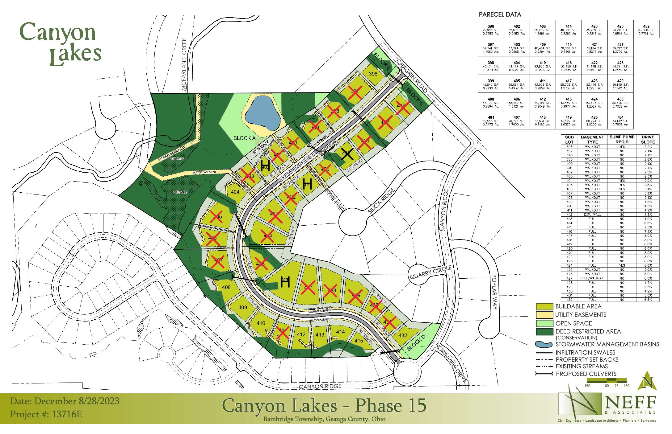 Crescent Ridge - Lot Availability 10.14.24 Crescent Ridge Map